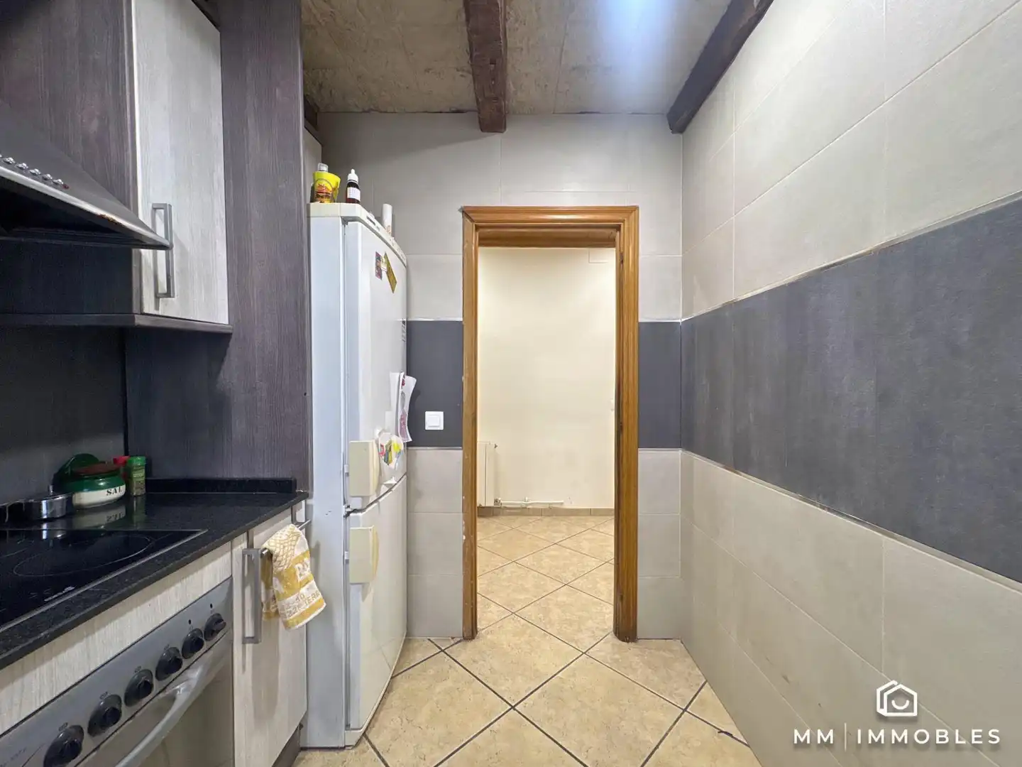 Küche von Dachboden zum Verkauf in Granollers mit Terrasse