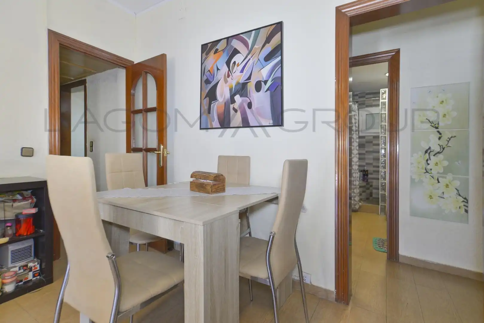 Esszimmer von Wohnung zum Verkauf in Gavà mit Klimaanlage, Heizung und Privatgarten