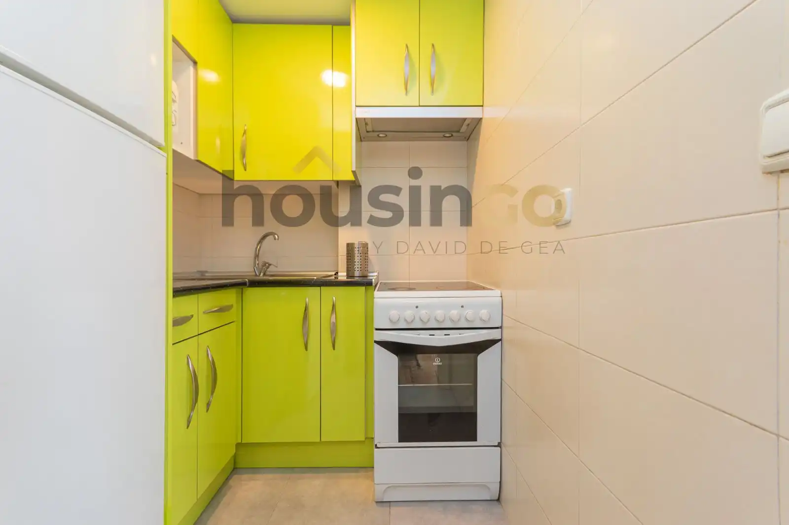 Cocina de Apartamento de alquiler en Madrid con Aire acondicionado, Calefacción y Terraza