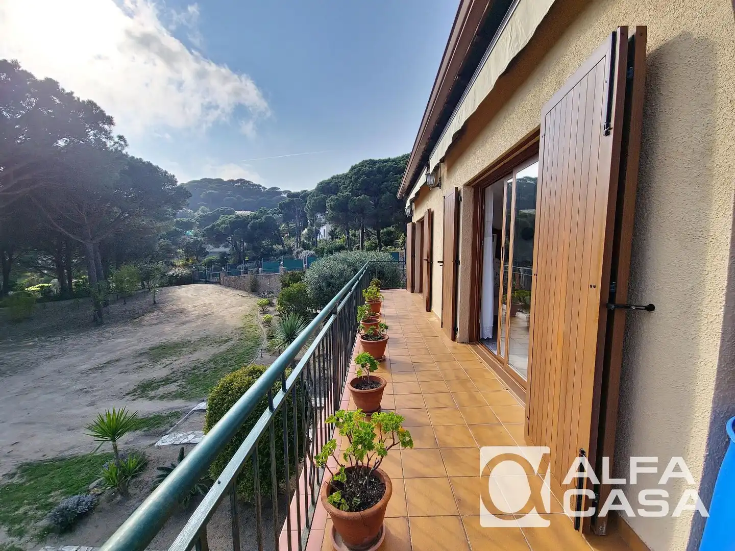 Garden of Houses for sale in Lloret de Mar  with Air Conditioner, Heating and Parquet flooring