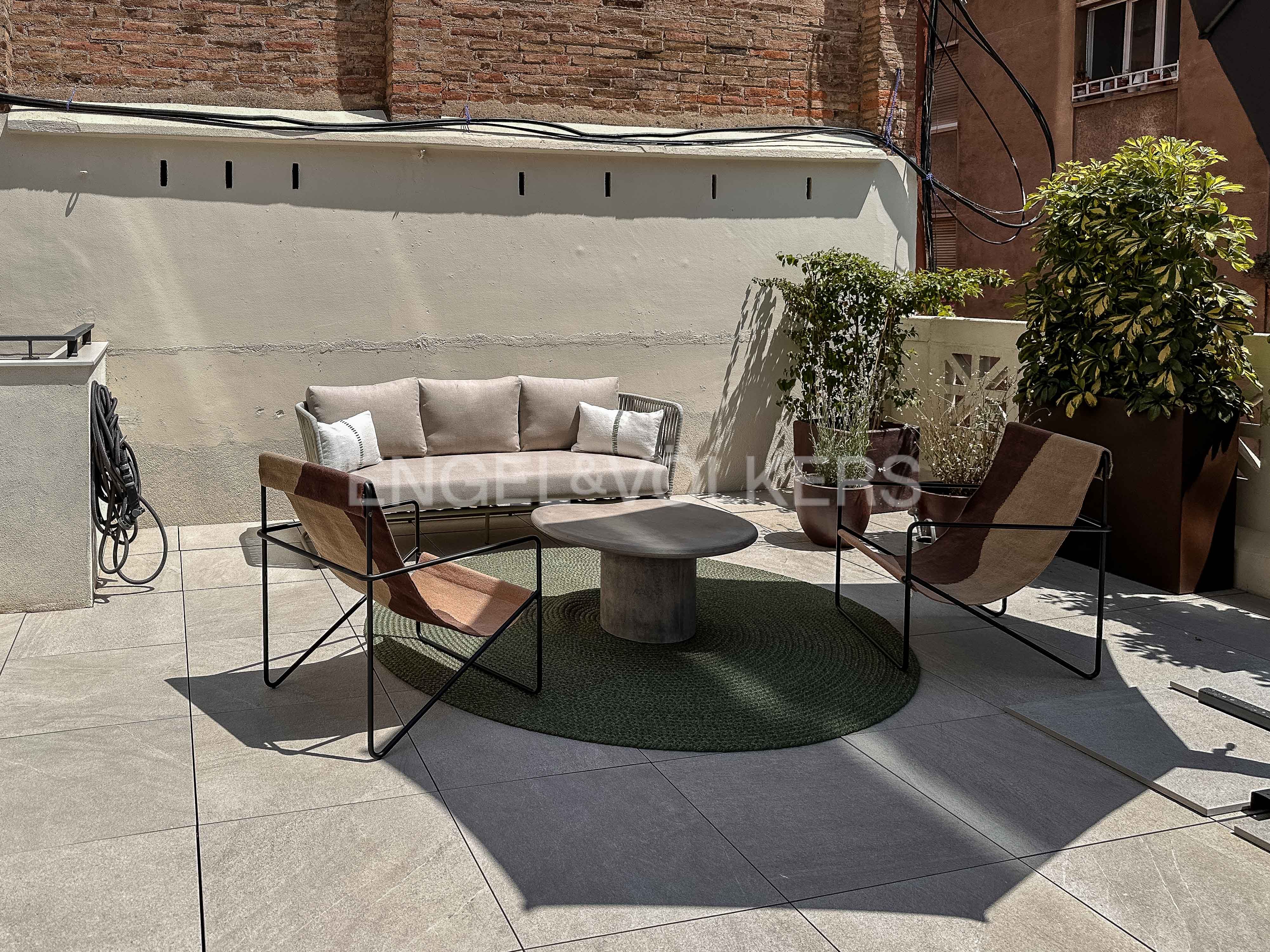 Terrassa de Apartament de lloguer en  Barcelona Capital amb Aire condicionat, Calefacció i Terrassa