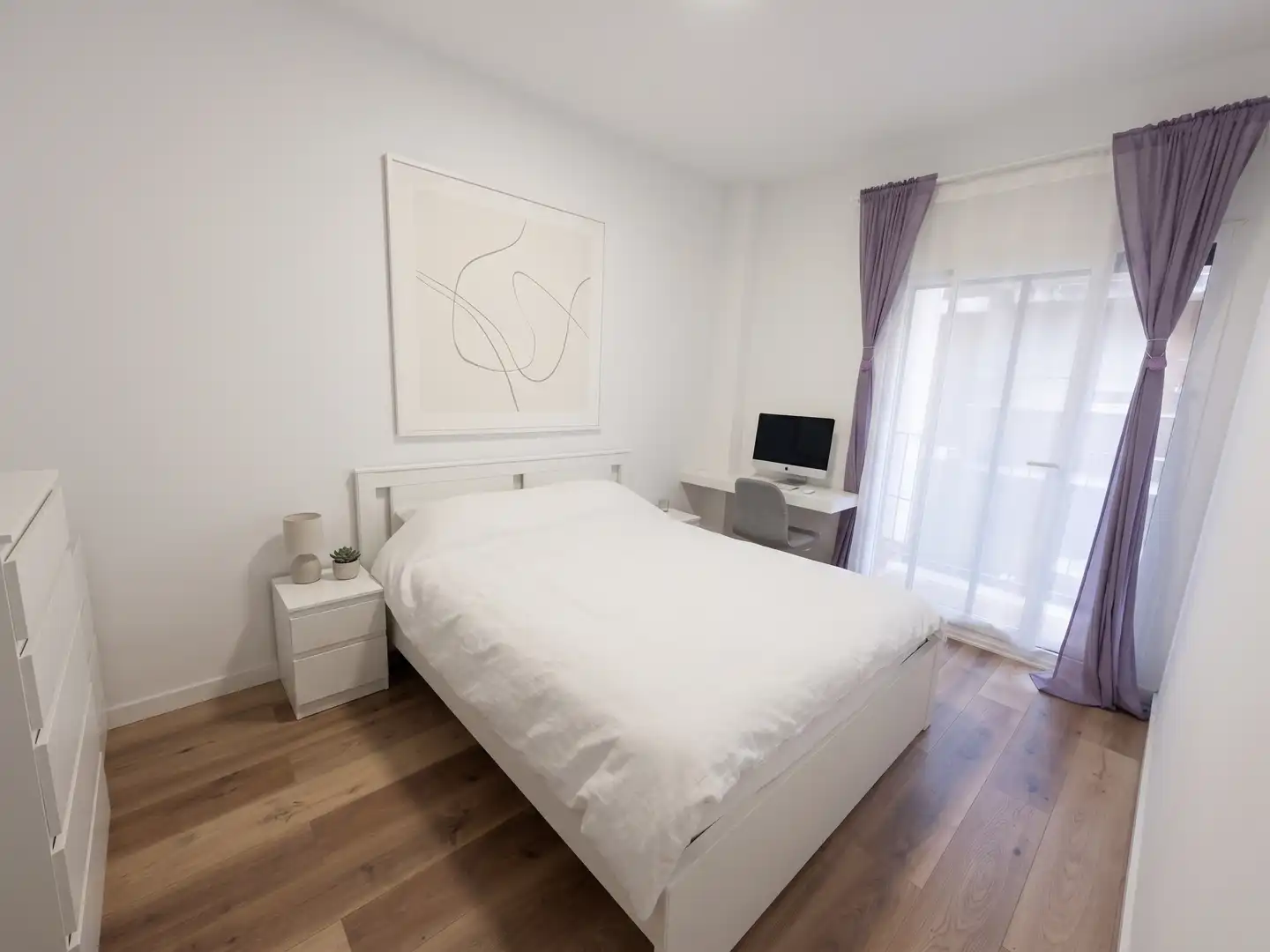 Bedroom of Flat for sale in Barcelona  with Air Conditioner, Heating and Private garden