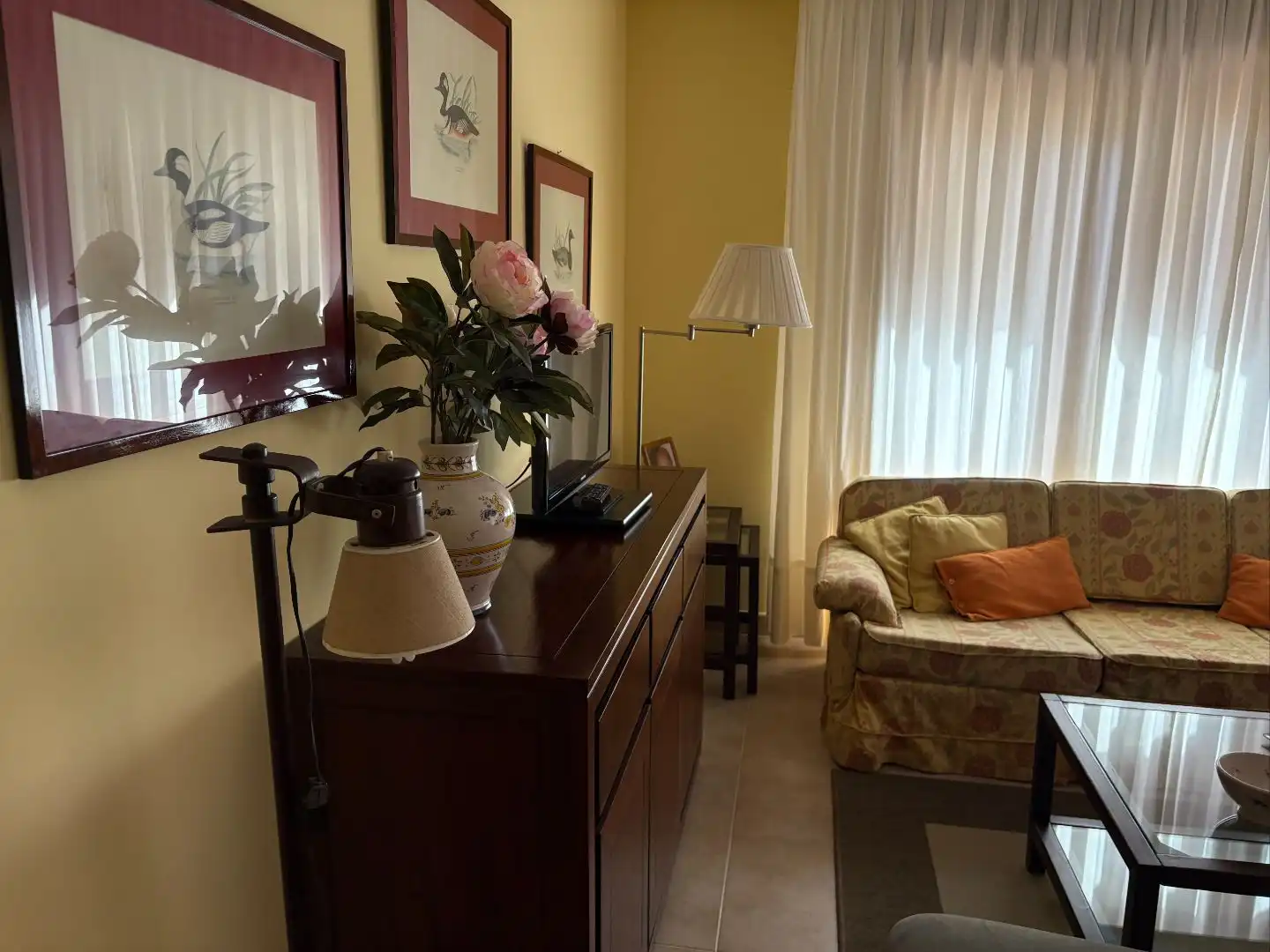 Sala d'estar de Pis en venda en Sanxenxo amb Terrassa