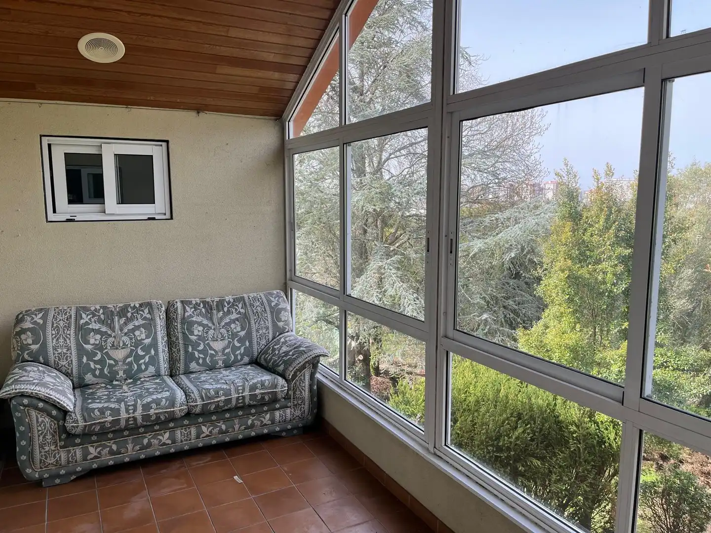 Balcony of Houses for sale in Vigo   with Private garden, Terrace and Swimming Pool