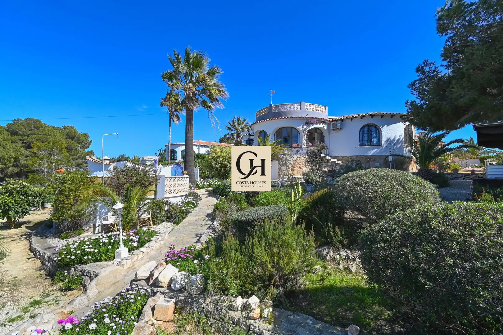 Garden of Houses for sale in Jávea / Xàbia  with Air Conditioner, Heating and Private garden