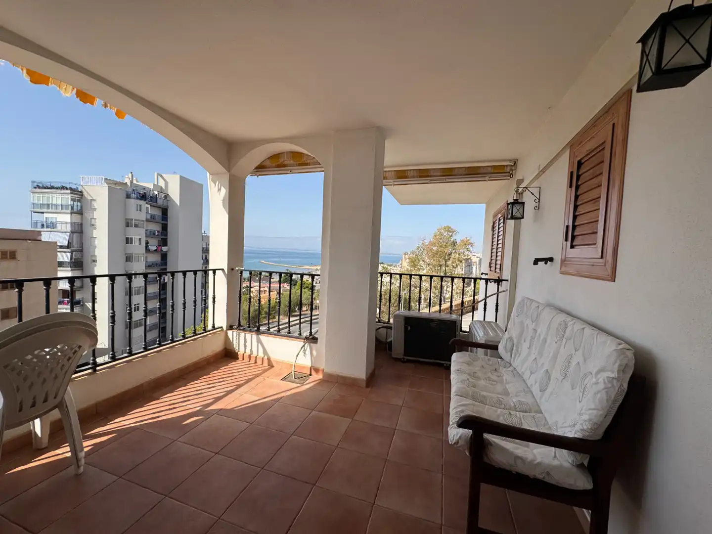 Terraza de Piso de alquiler en Santa Pola con Aire acondicionado, Calefacción y Terraza