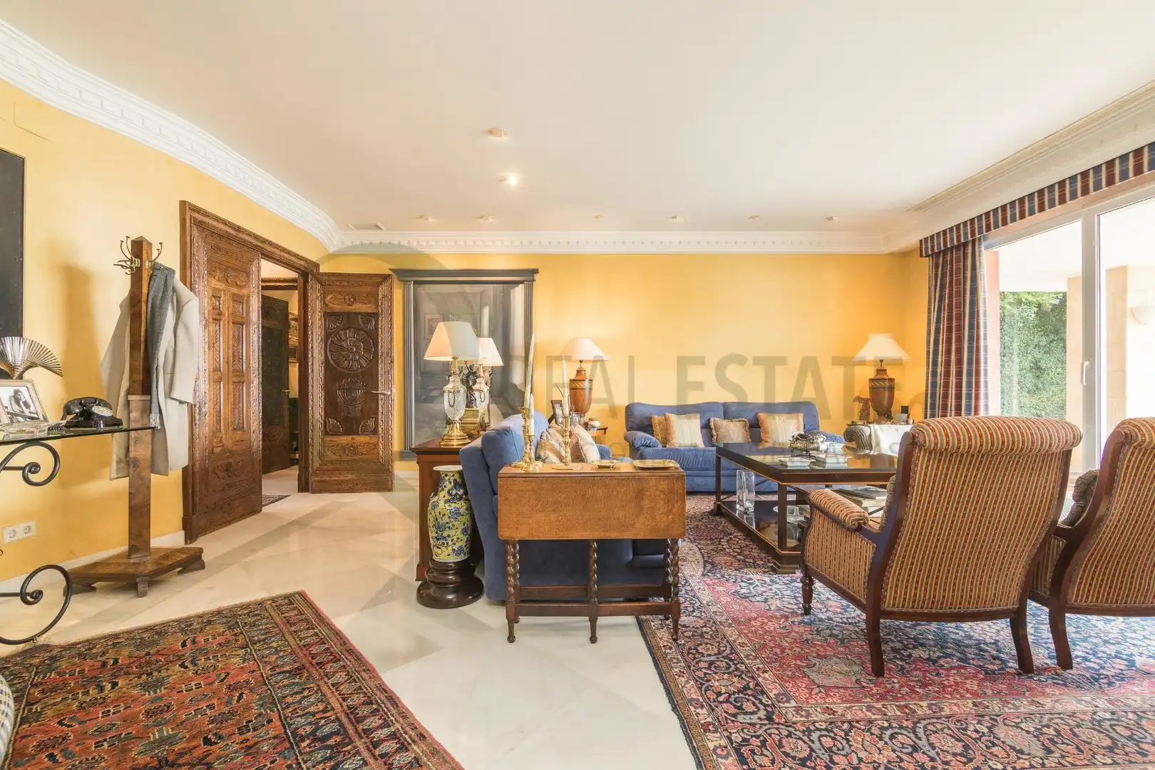 Sala d'estar de Casa o xalet en venda en Alicante / Alacant amb Calefacció, Jardí privat i Terrassa