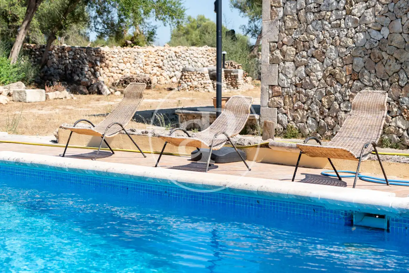 Swimming pool of Houses for rent in Sencelles  with Air Conditioner, Heating and Private garden