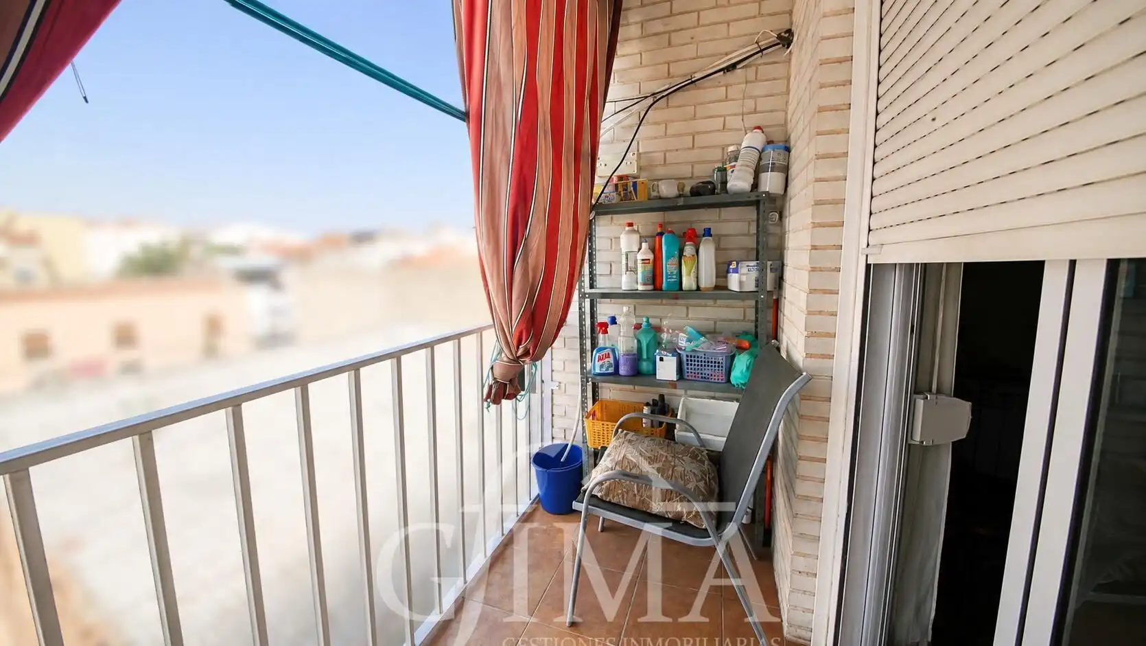 Balcony of Attic for sale in Tomelloso  with Heating, Terrace and Furnished