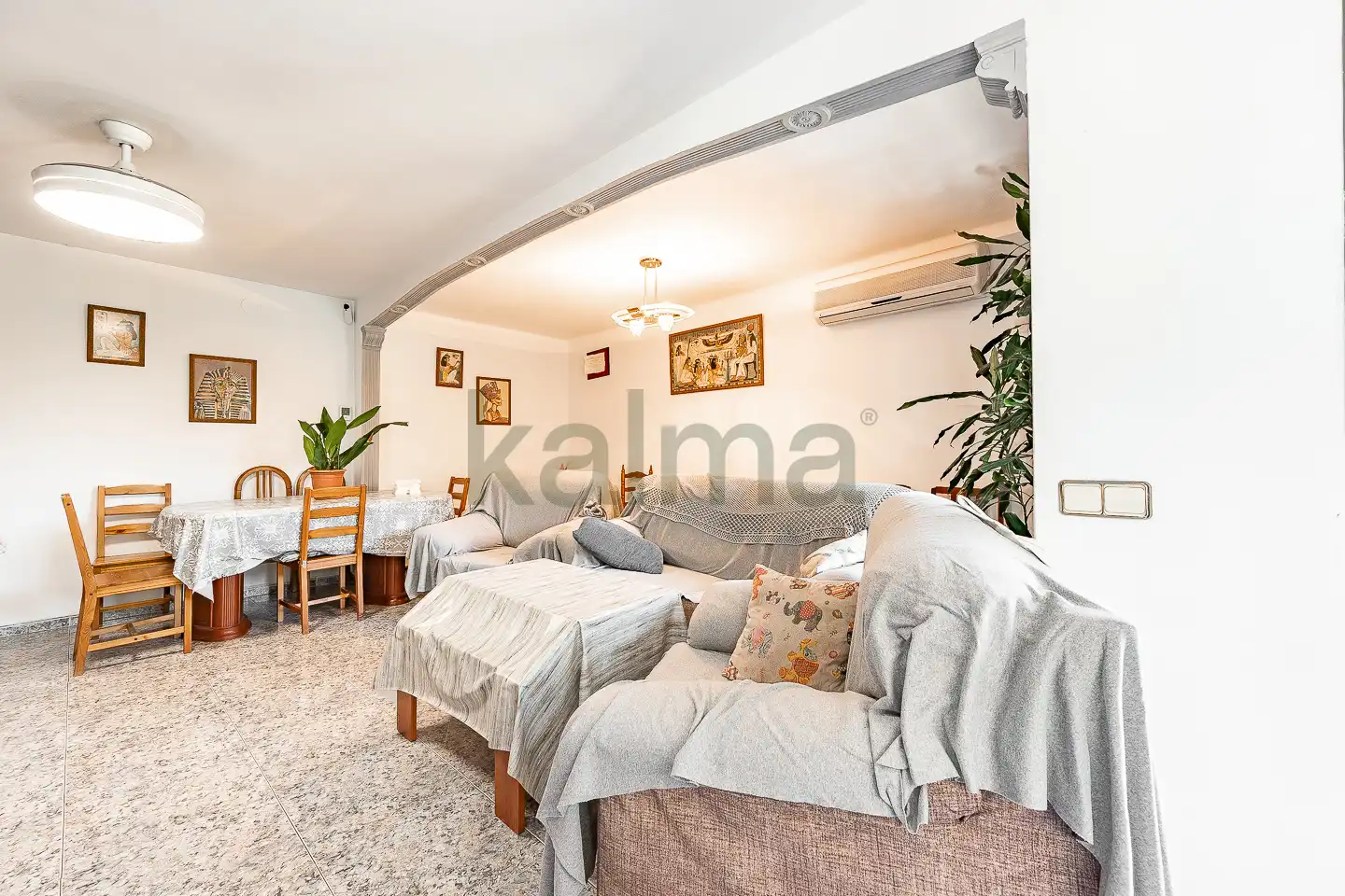 Sala de estar de Piso en venta en Pineda de Mar con Aire acondicionado, Calefacción y Terraza