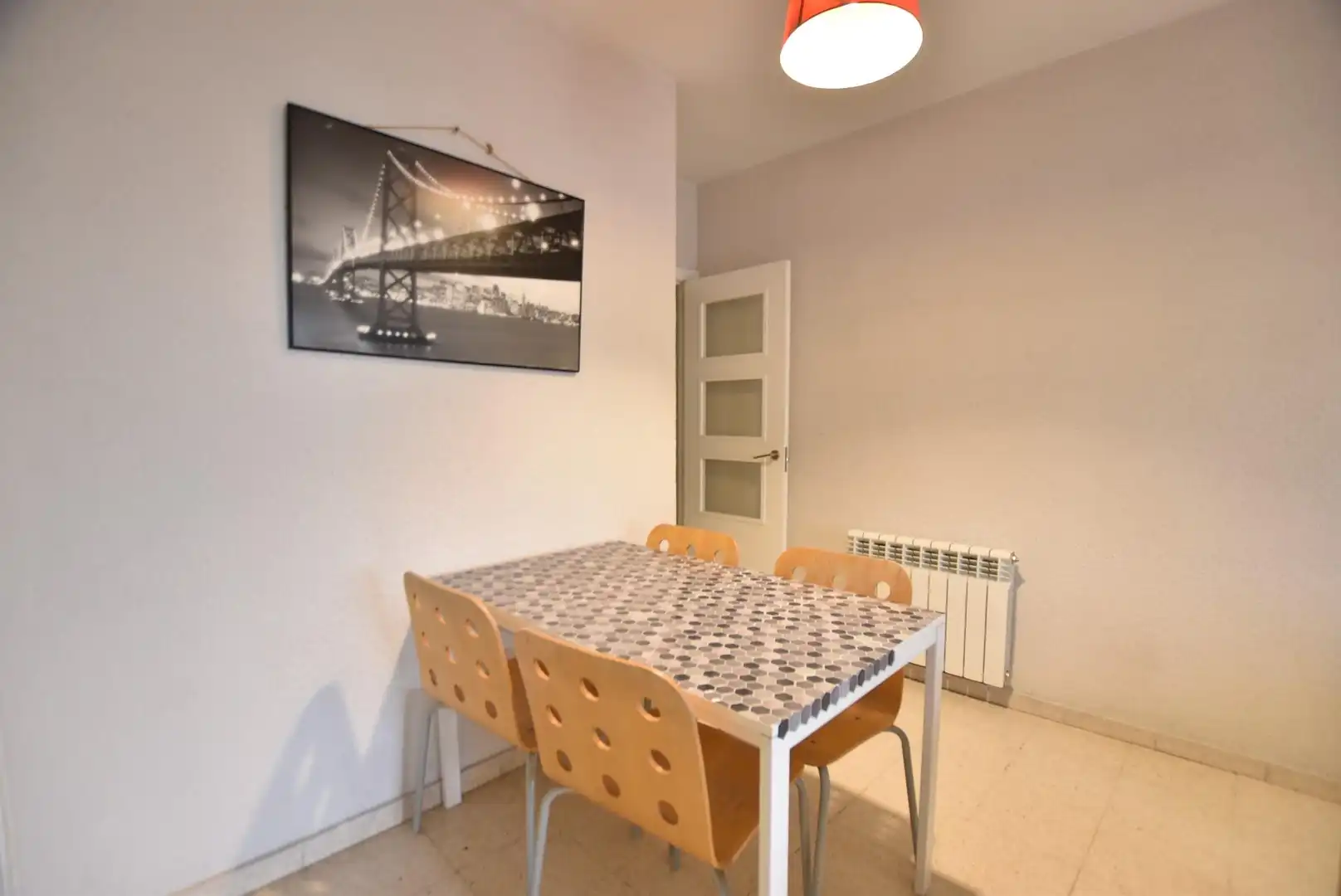 Dining room of Flat for rent in Granada  with Heating, Furnished and Balcony