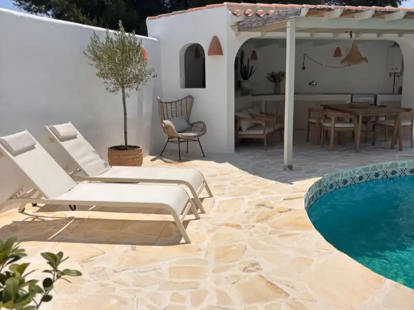 Terrassa de Casa o xalet en venda en Cap Martí - El Tossalet - Pinomar