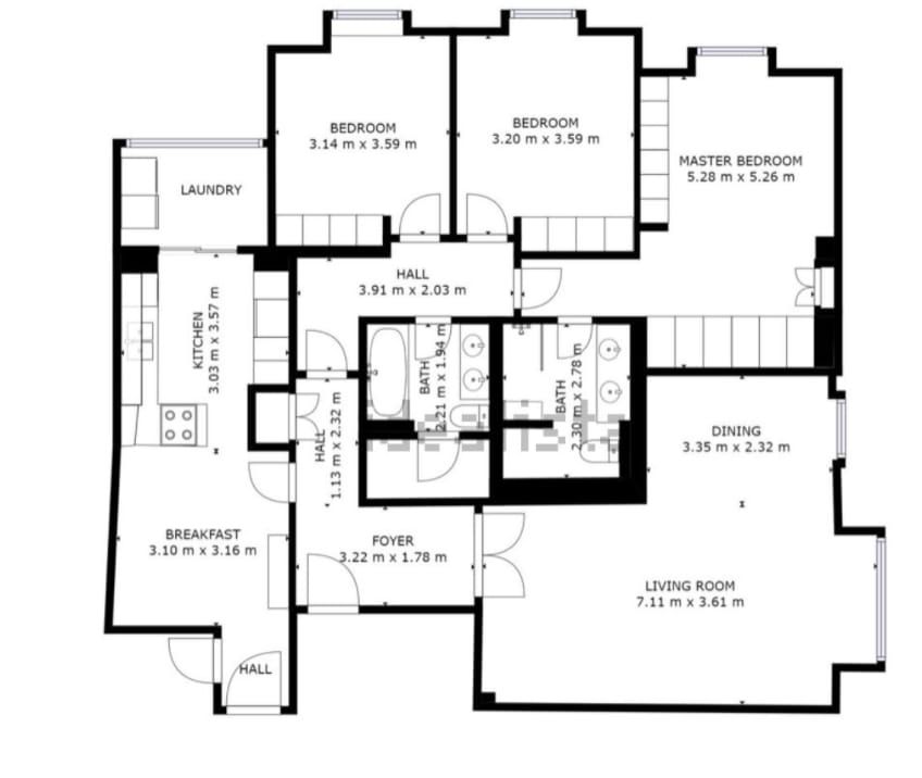 Apartament en venda en  Madrid Capital amb Aire condicionat, Calefacció i Jardí privat