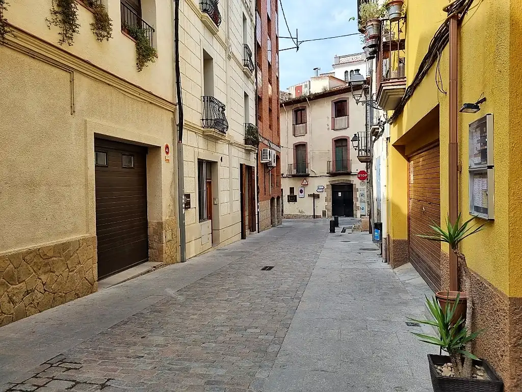 Exterior view of Flat for sale in Caldes de Montbui  with Air Conditioner, Heating and Parquet flooring