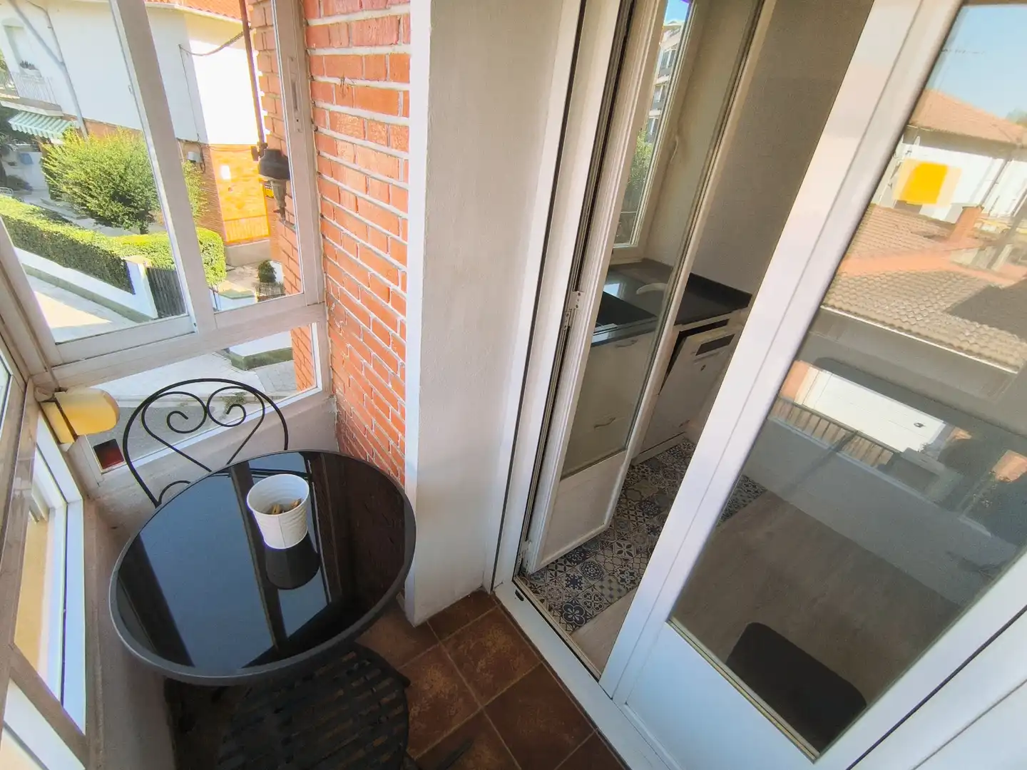 Terrasse von Wohnung zur Miete in Palencia mit Heizung, Parkett und Terrasse