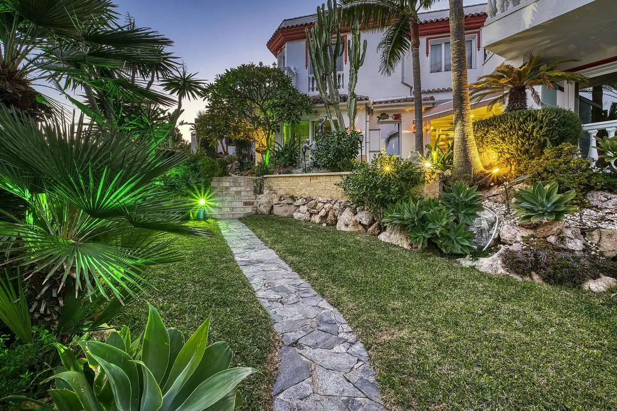 Garden of Detached homes for sale in Marbella  with Air Conditioner, Terrace and Storage room