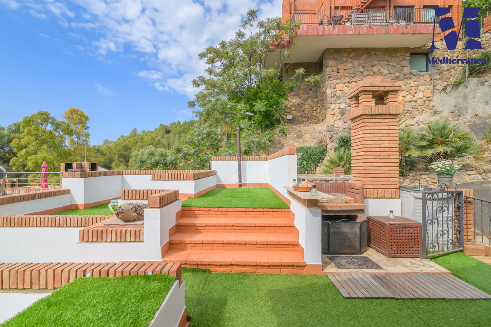 Terrassa de Casa o xalet en venda en Sitges amb Jardí privat, Parquet i Terrassa