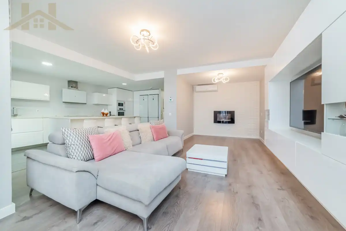 Sala de estar de Dúplex en venta en Valdemoro con Aire acondicionado, Calefacción y Terraza
