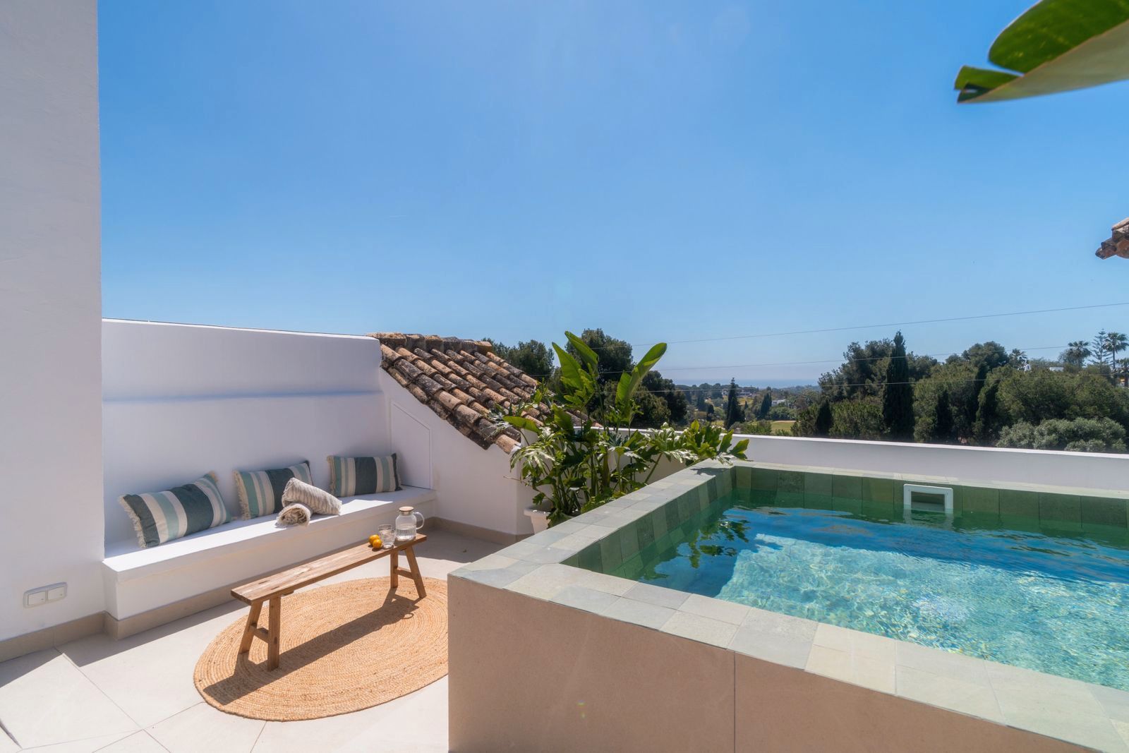 Terrace of Single-family semi-detached for sale in Marbella  with Air Conditioner, Private garden and Terrace