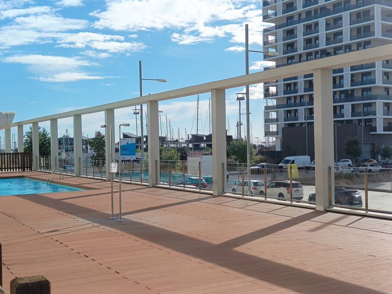 Terrace of Flat for sale in Badalona  with Heating, Parquet flooring and Balcony