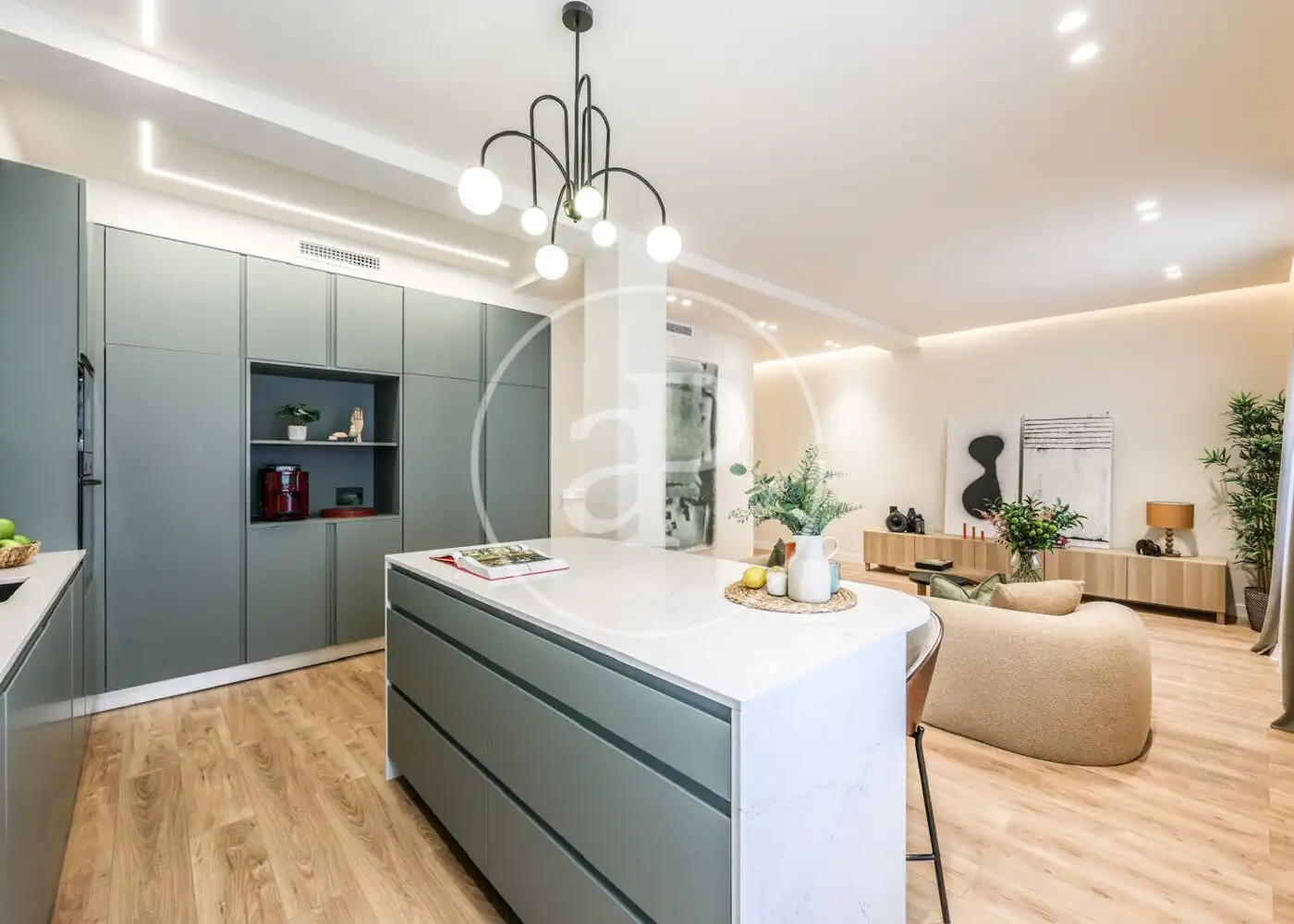 Küche von Wohnung zum Verkauf in Madrid mit Klimaanlage, Heizung und Möbliert