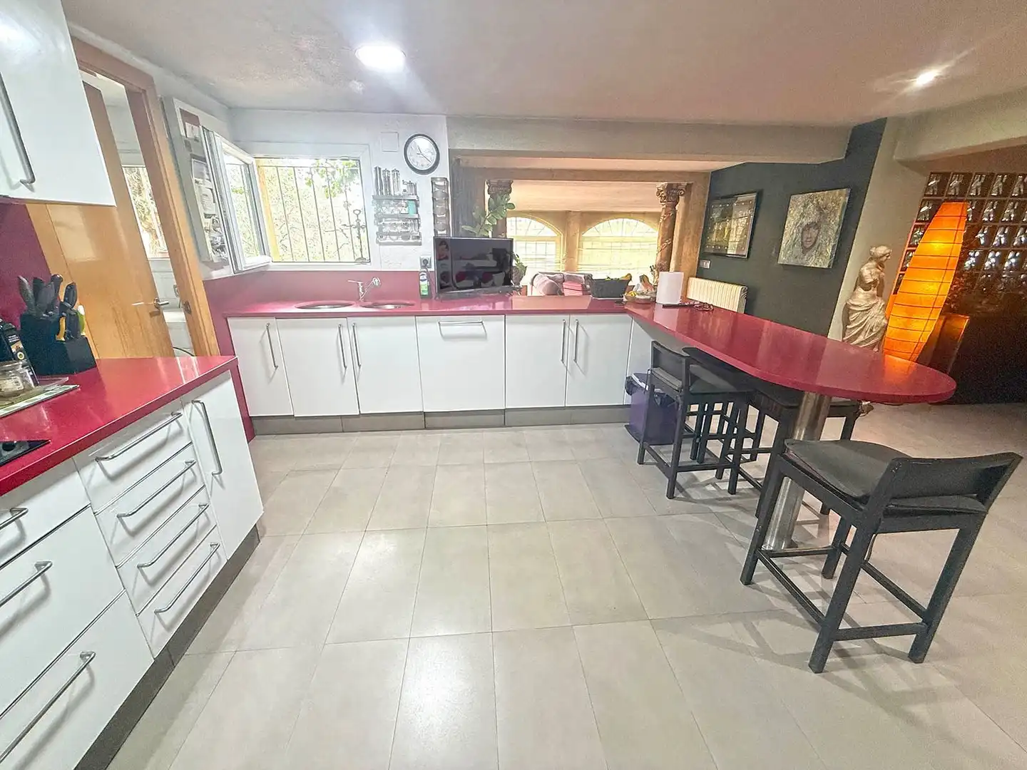 Cuina de Casa o xalet en venda en Roses amb Aire condicionat, Calefacció i Jardí privat