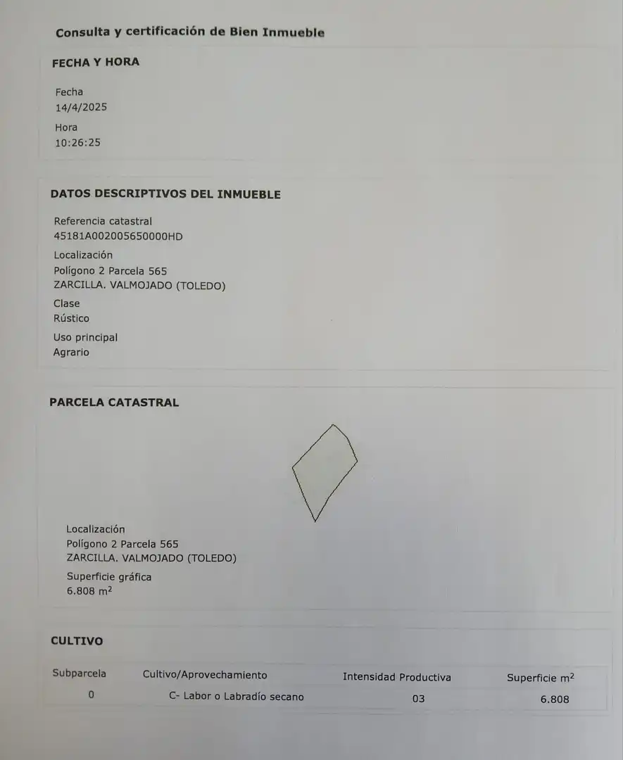 Rustikales Grundstück zum Verkauf in Valmojado, imagen 2