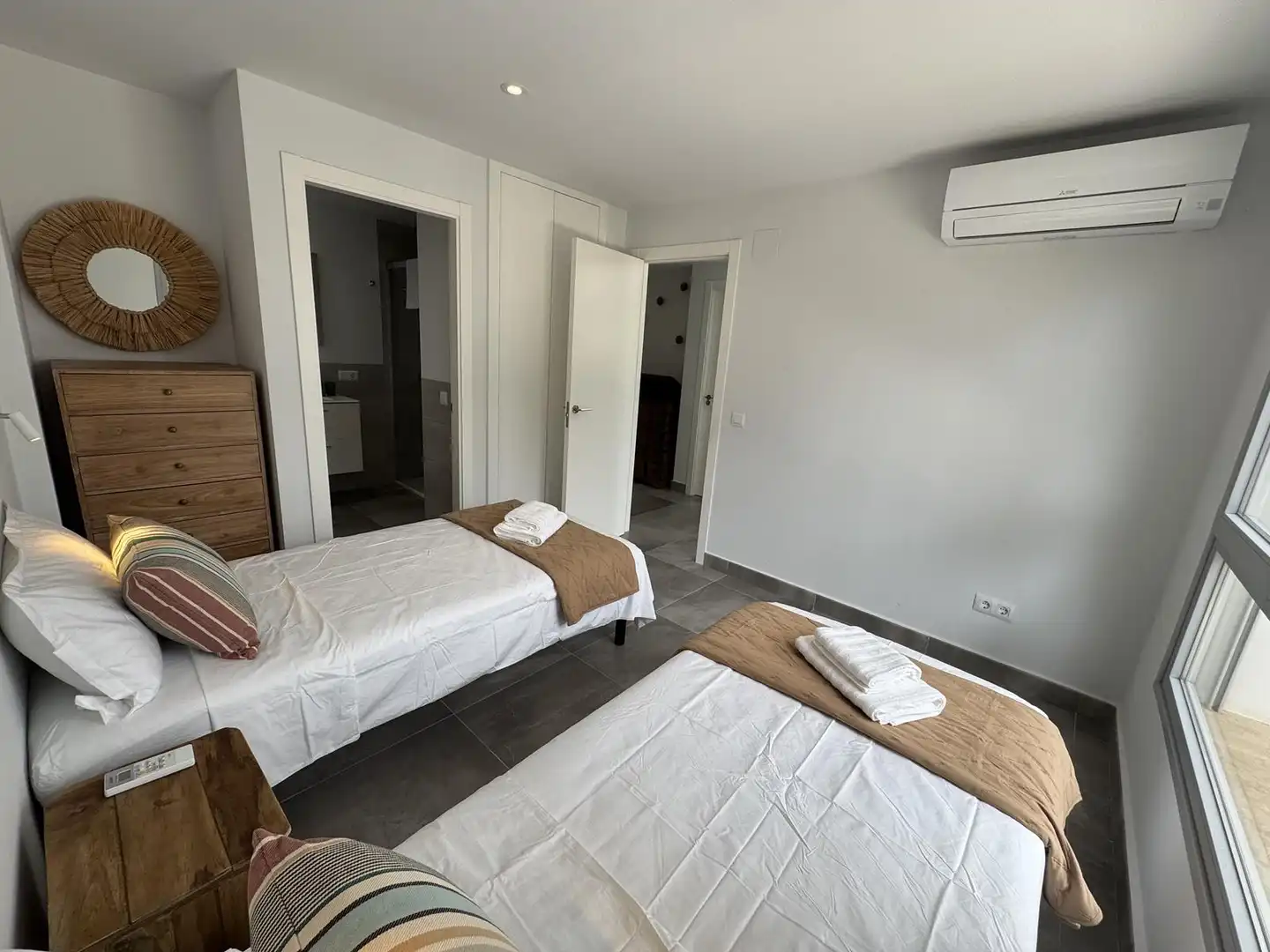 Bedroom of Houses for rent in Moraira  with Air Conditioner, Heating and Private garden