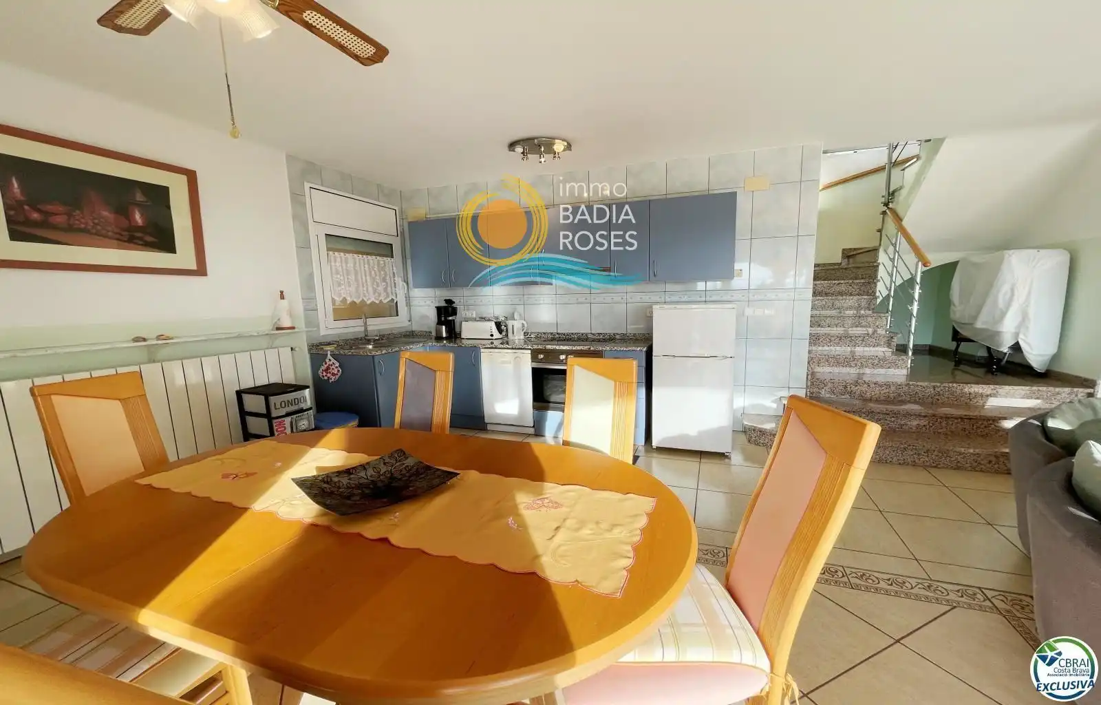Dining room of Houses for sale in Roses  with Terrace, Storage room and Swimming Pool