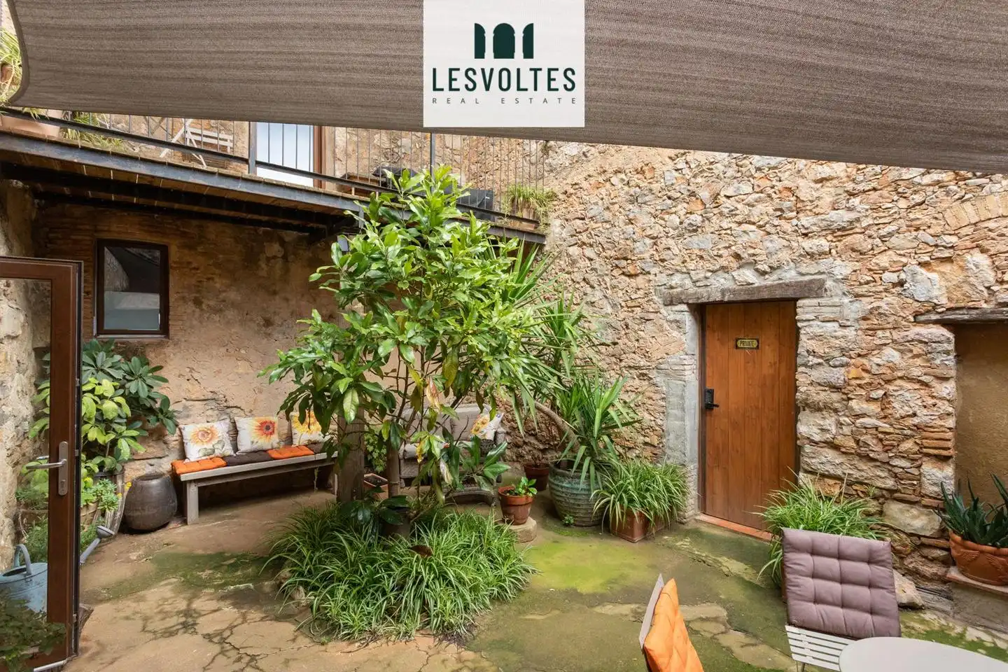 Terraza de Casa o chalet en venta en Bellcaire d'Empordà con Calefacción, Jardín privado y Parquet