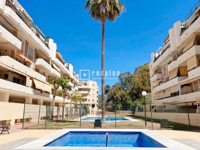 Exterior view of Attic for sale in Rincón de la Victoria  with Air Conditioner, Terrace and Storage room
