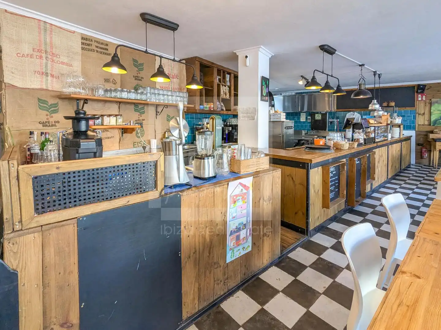 Cocina de Local en traspaso en Sant Josep de sa Talaia con Aire acondicionado, Amueblado y Internet