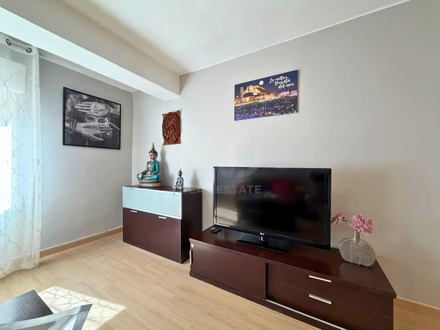 Sala de estar de Piso en venta en Elda con Terraza