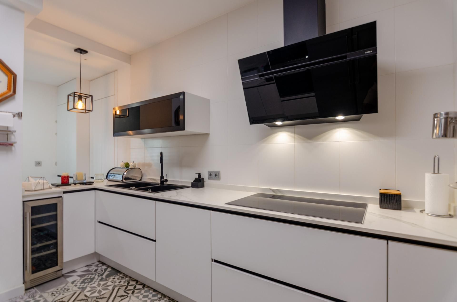 Kitchen of Planta baja for sale in  Almería Capital  with Air Conditioner, Heating and Private garden
