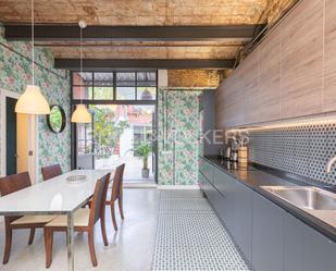 Kitchen of House or chalet for sale in  Barcelona Capital  with Air Conditioner and Balcony