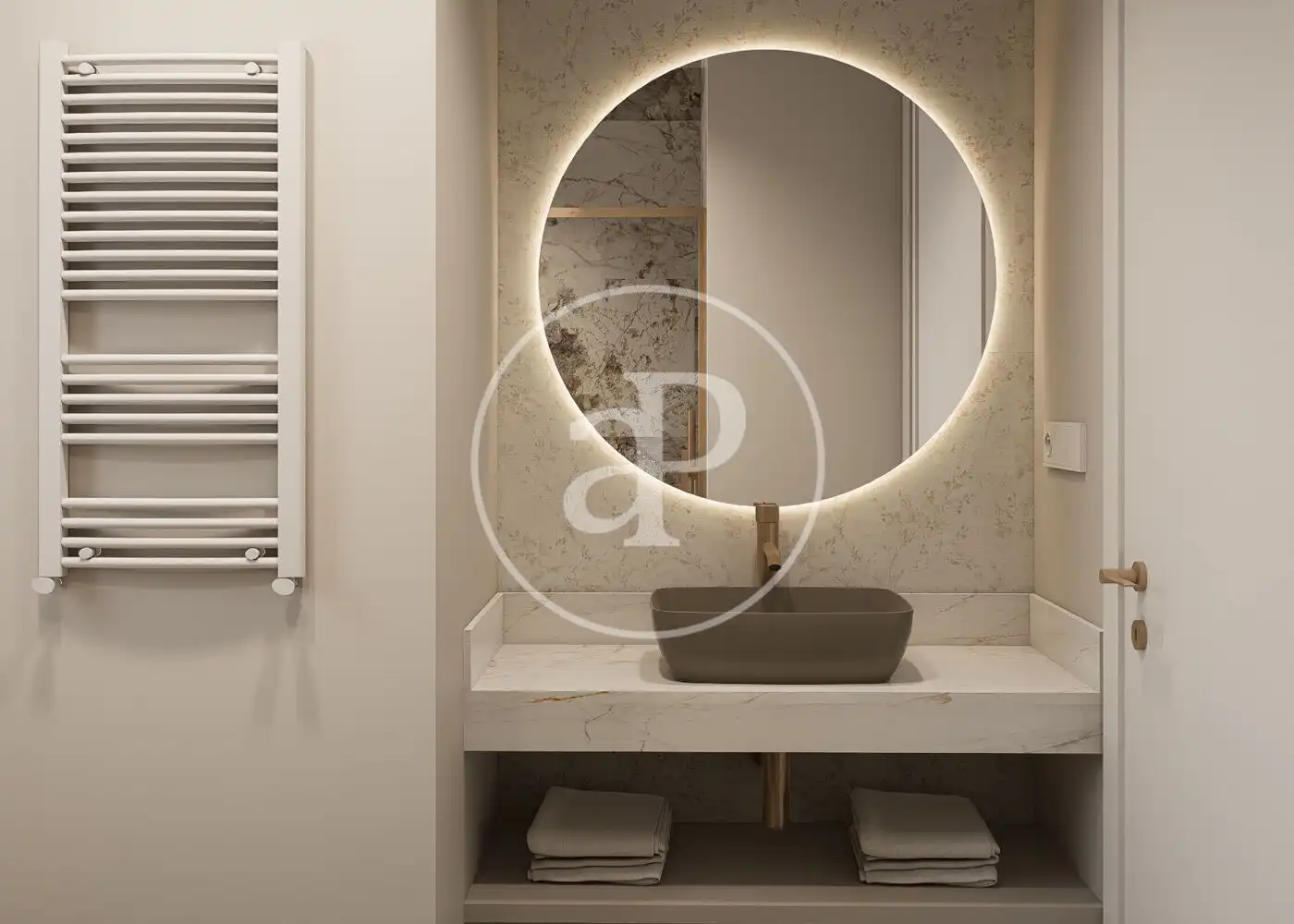 Bathroom of Flat for sale in Madrid  with Air Conditioner, Heating and Terrace
