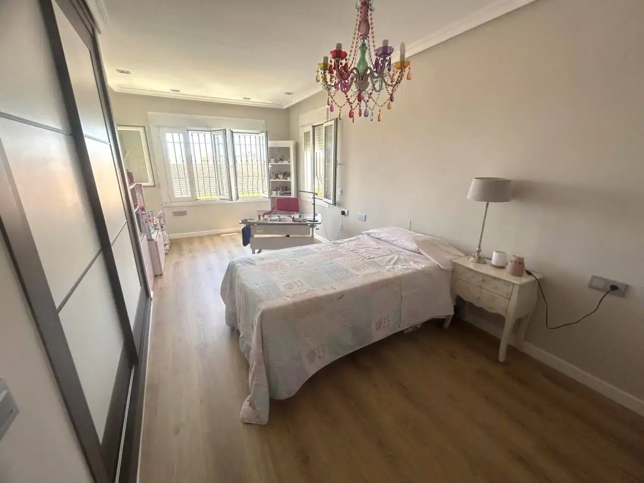 Bedroom of Houses for sale in Roquetas de Mar  with Air Conditioner, Private garden and Terrace