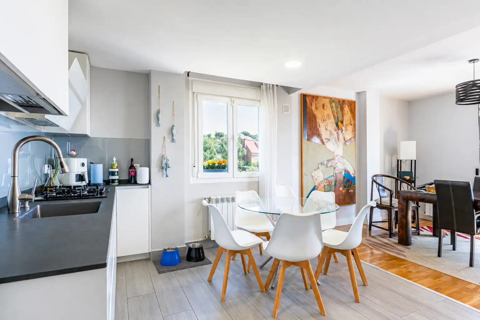 Comedor de Casa adosada en venta en Torrelodones con Calefacción, Jardín privado y Piscina