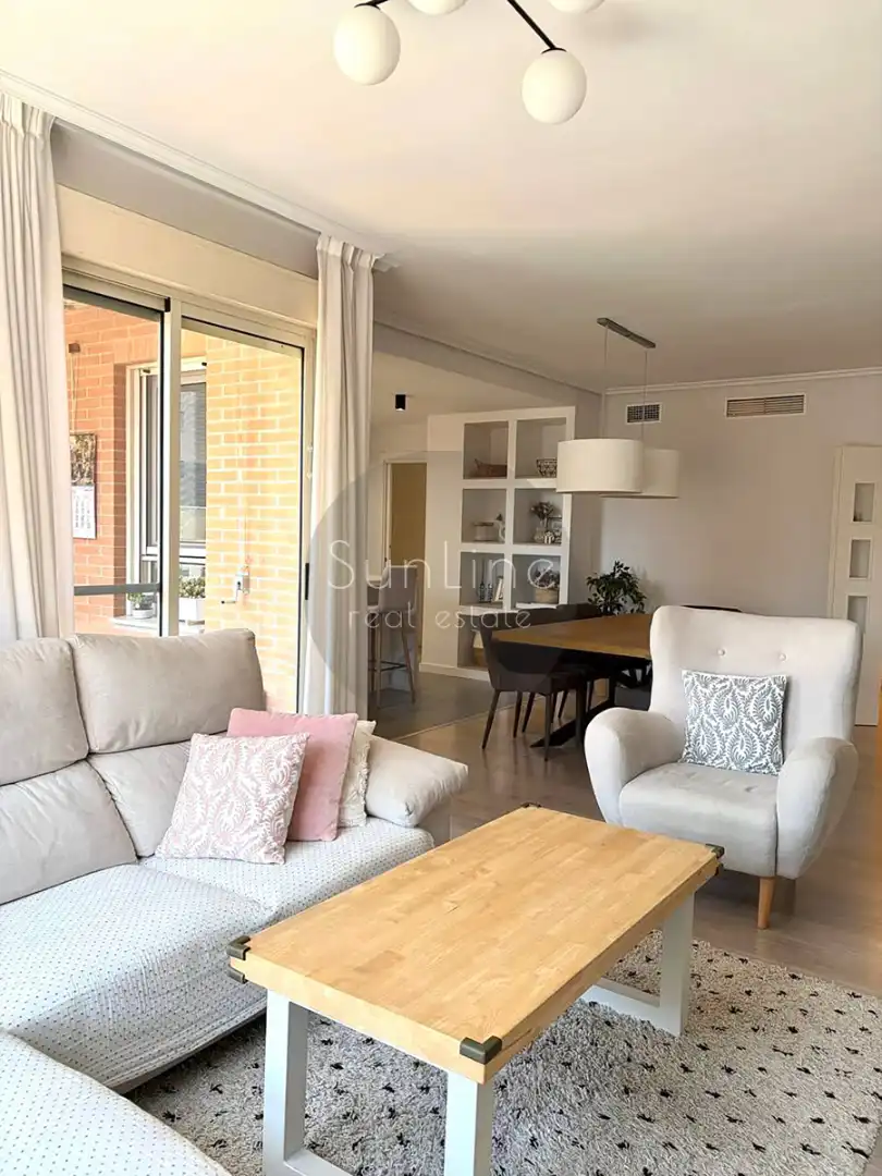 Sala de estar de Piso en venta en Valencia con Aire acondicionado, Terraza y Trastero