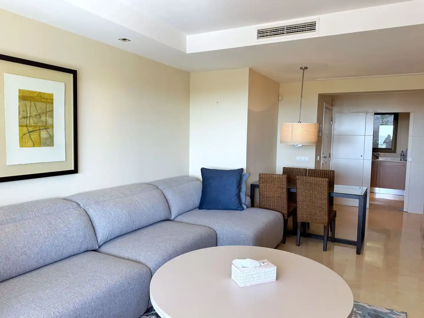 Living room of Flat for rent in Benahavís  with Air Conditioner, Storage room and Furnished