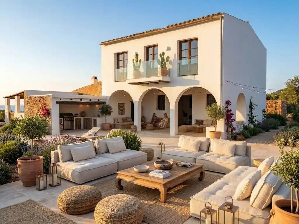 Terrasse von Country house zum Verkauf in Santa Eulària 