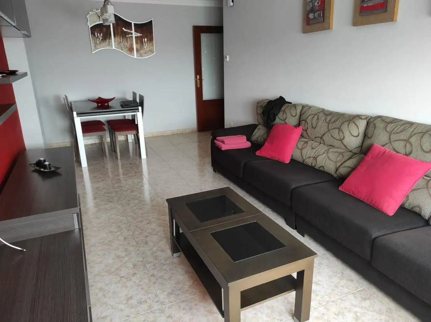 Sala de estar de Piso en venta en Mataró