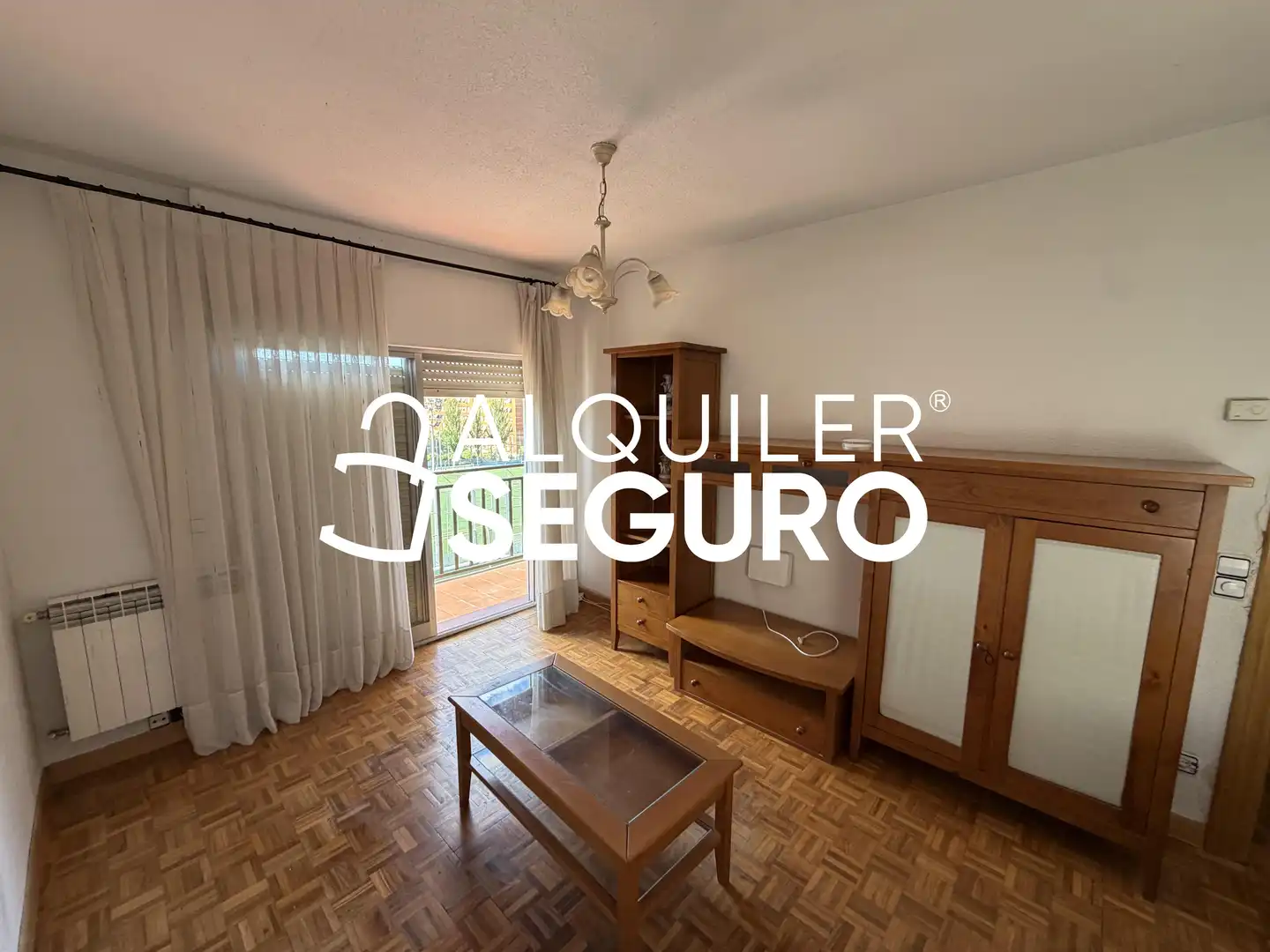 Sala de estar de Piso de alquiler en Madrid con Aire acondicionado, Calefacción y Terraza