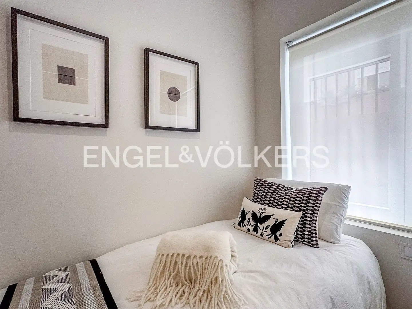Bedroom of Flat for rent in Barcelona  with Air Conditioner, Heating and Parquet flooring