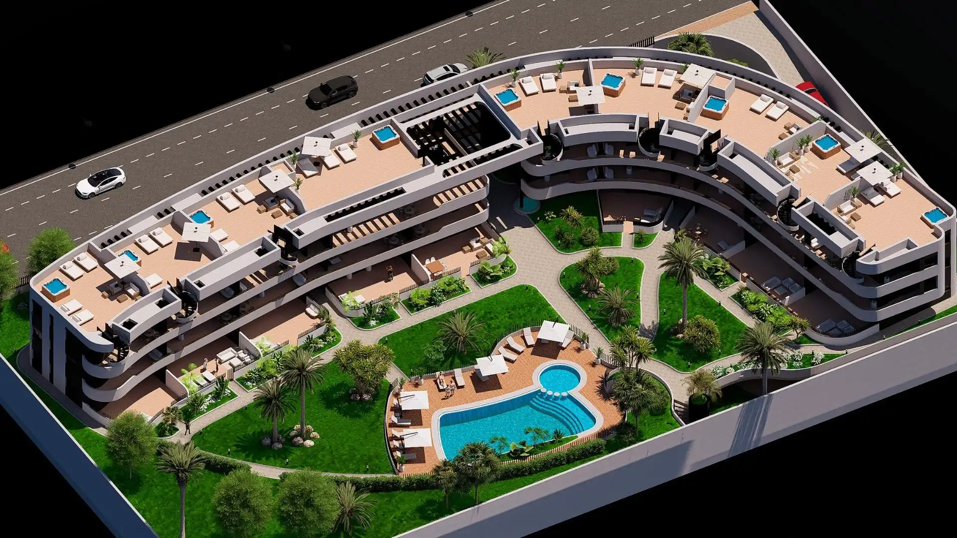 Vista exterior de Apartament en venda en Los Alcázares amb Terrassa, Traster i Piscina comunitària