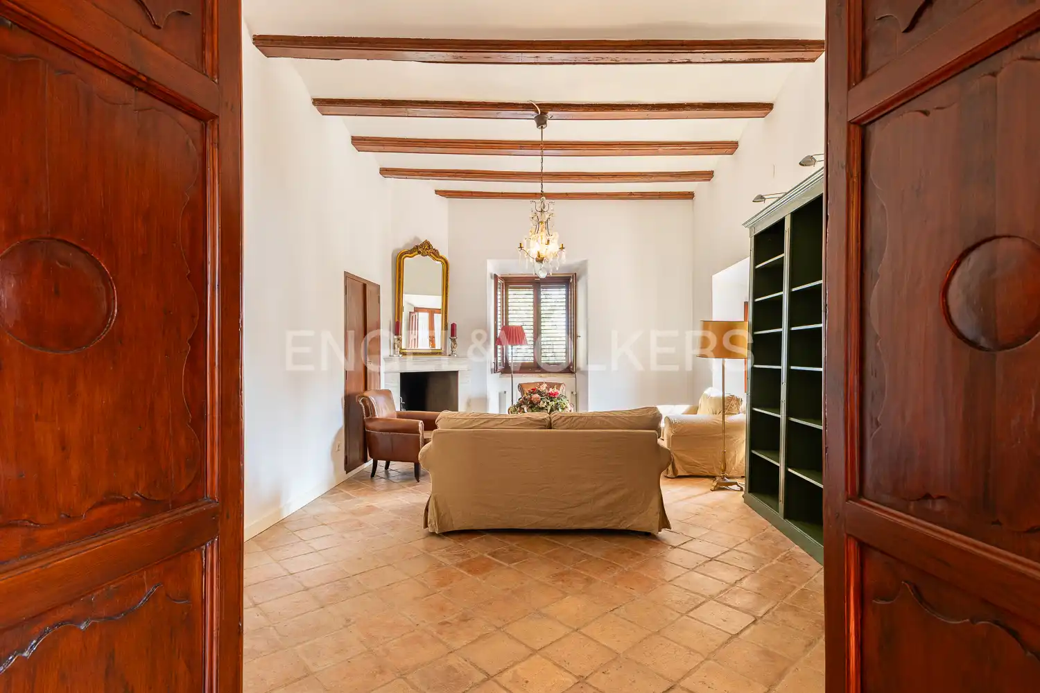 Sala de estar de Casa o chalet en venta en Manuel con Aire acondicionado, Calefacción y Parquet