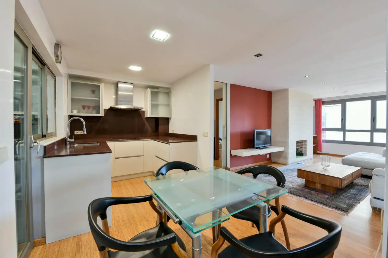 Cocina de Piso en venta en  Palma de Mallorca con Aire acondicionado, Terraza y Amueblado