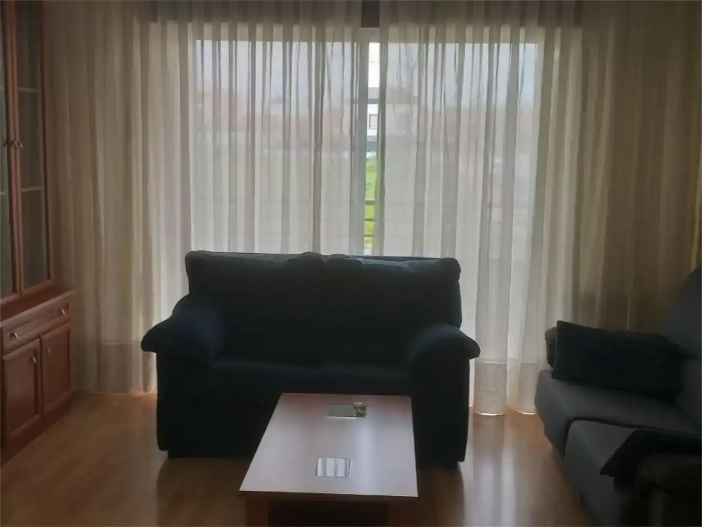 Living room of Flat for rent in Móstoles  with Private garden, Parquet flooring and Furnished