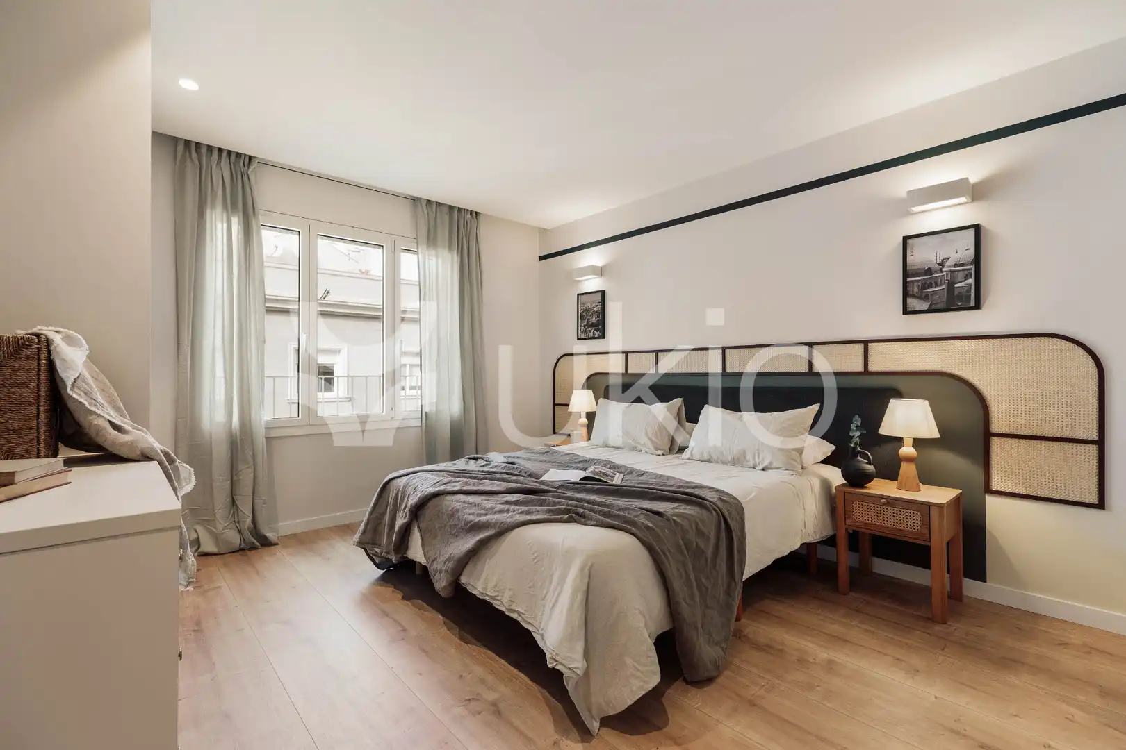 Bedroom of Apartments for rent in Barcelona  with Air Conditioner, Heating and Terrace