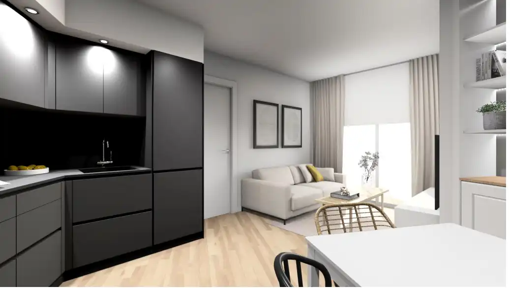 Kitchen of Flat for sale in Barcelona  with Air Conditioner, Heating and Terrace